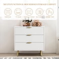 thumbnail image 5 of Modern 9 drawer dresser,  Fluted Dressers Chest of Drawers ,  Wood Storage Dresser Organizer for Bedroom, Living Room, Hallway, Entryway, 5 of 8