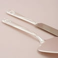 thumbnail image 2 of Weddingstar 7051 Silver Plated Cake Serving Set with Raised Loop Heart, 2 of 3