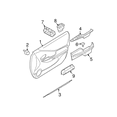 thumbnail image 3 of New Genuine Nissan Armrest Frt Lh 80941ZX00A / 80941-ZX00A OEM, 3 of 10