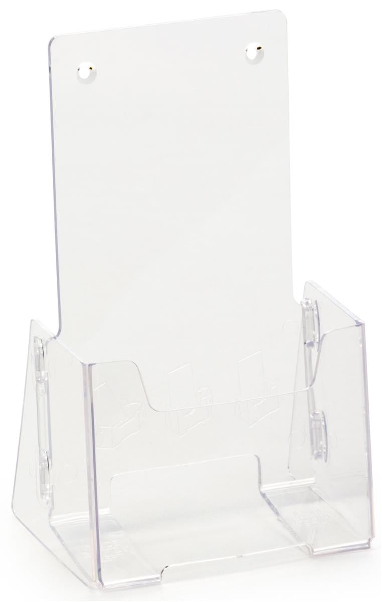Brochure Holder A 4 Free Standing clear acrylic 