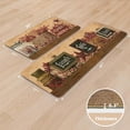 thumbnail image 3 of Farmhouse Western Kitchen Rugs and Mats Set of 2 Country Star Vintage Non Slip Washable Floor Mat Kitchen Decor 17x47 inch and 17x29 inch, 3 of 6