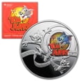 thumbnail image 1 of 2013 Niue Proof Silver $1 Cartoon Characters Tom & Jerry, 1 of 4