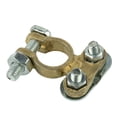thumbnail image 5 of 2Pcs 12V Battery Terminal Screw Type Connector Brass Aluminium Clamps Gold Silver Battery Terminals Screw Type Car Accessories, 5 of 10