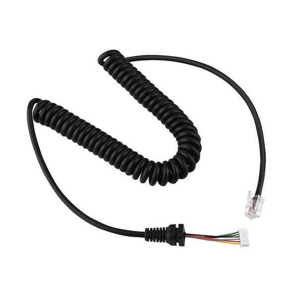 Microphone Câble Autoradio Ligne de Remplacement Ligne de Microphone à Main pour YAESU MH-48A6J, Ligne de Microphone