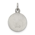 thumbnail image 3 of White Sterling Silver Charm Pendant Themed 14 mm 12, 3 of 3
