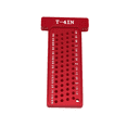 thumbnail image 1 of Imperial Marking T-Rule Aluminum Alloy Hole Positioning Scribing Gauge Woodworking Ruler Marking Gauge Measuring Tool, 1 of 7