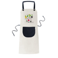 thumbnail image 1 of Succulents en Pot Cactus Tablier Réglable Bavoir Coton Lin BBQ Cuisine Poche Pinafore, 1 of 3