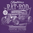 thumbnail image 3 of American Rat Rod Women's V-Neck T-shirt Hot Rod Custom Culture Route 66 1930s Classic Car Vintage Rusty Cars Garage Tee, 3 of 7