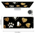 thumbnail image 2 of Heduofu  Mouse Pad, Cute Dog Paw Mouse Pad Design, Mouse Mat Square Waterproof Mousepad Non-Slip Rubber Base Computer Mouse Pads for Office Home Laptop 31.5x11.8 in, 2 of 6