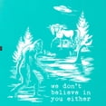 thumbnail image 6 of Wild Bobby We Don't Believe Either Bigfoot Unicorns Women Racerback Tank Top, 6 of 6