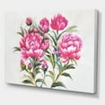 thumbnail image 3 of Designart ' Purple Peonies Flowers ' Traditional Canvas Wall Art Print, 3 of 4