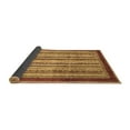 thumbnail image 2 of Ahgly Company Indoor Square Abstract Brown Modern Area Rugs, 3' Square, 2 of 4