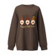 thumbnail image 3 of Sudadera Para Mujer, Sudaderas de Cuello Redondo, Blusa Holgada de Manga Larga Con Estampado de Otoño A La Moda, Jersey Informal de Cuello Redondo, Tops, Sudadera Odeerbi  ODB132619, 3 of 4