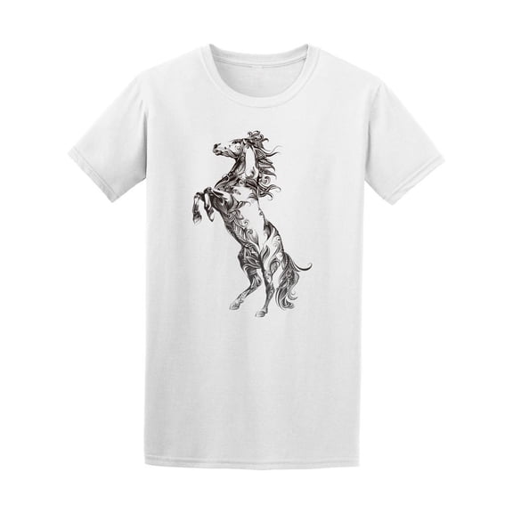 Beautiful Horse Ornament Tee Men's -Image by Shutterstock