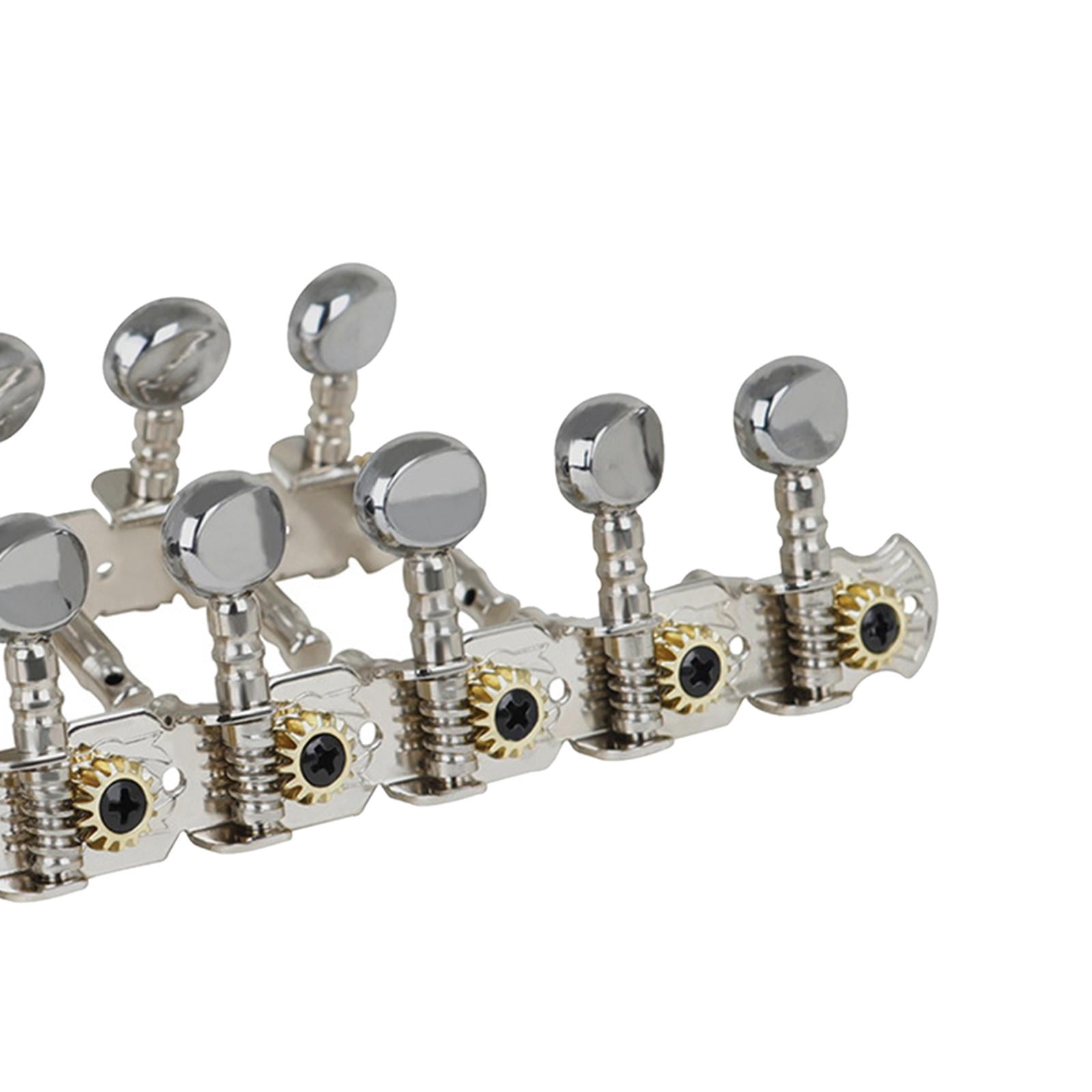 LeeQinersw Dovewill Retro Acoustic Guitar Tuning Pegs String Tuner Knob Round Machine Heads