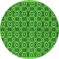 thumbnail image 1 of Ahgly Company Indoor Round Oriental Green Industrial Area Rugs, 8' Round, 1 of 4