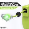 thumbnail image 5 of GearIT Retractable Extension Cord Reel (40ft) 12/3 AWG Gauge SJTW,3 Outlets, LED Power Indicator, 14-Amps Circuit Breaker, 180 Degrees, UL Listed for Garage Ceiling Mount Workshop, Power Tool 40 feet, 5 of 7