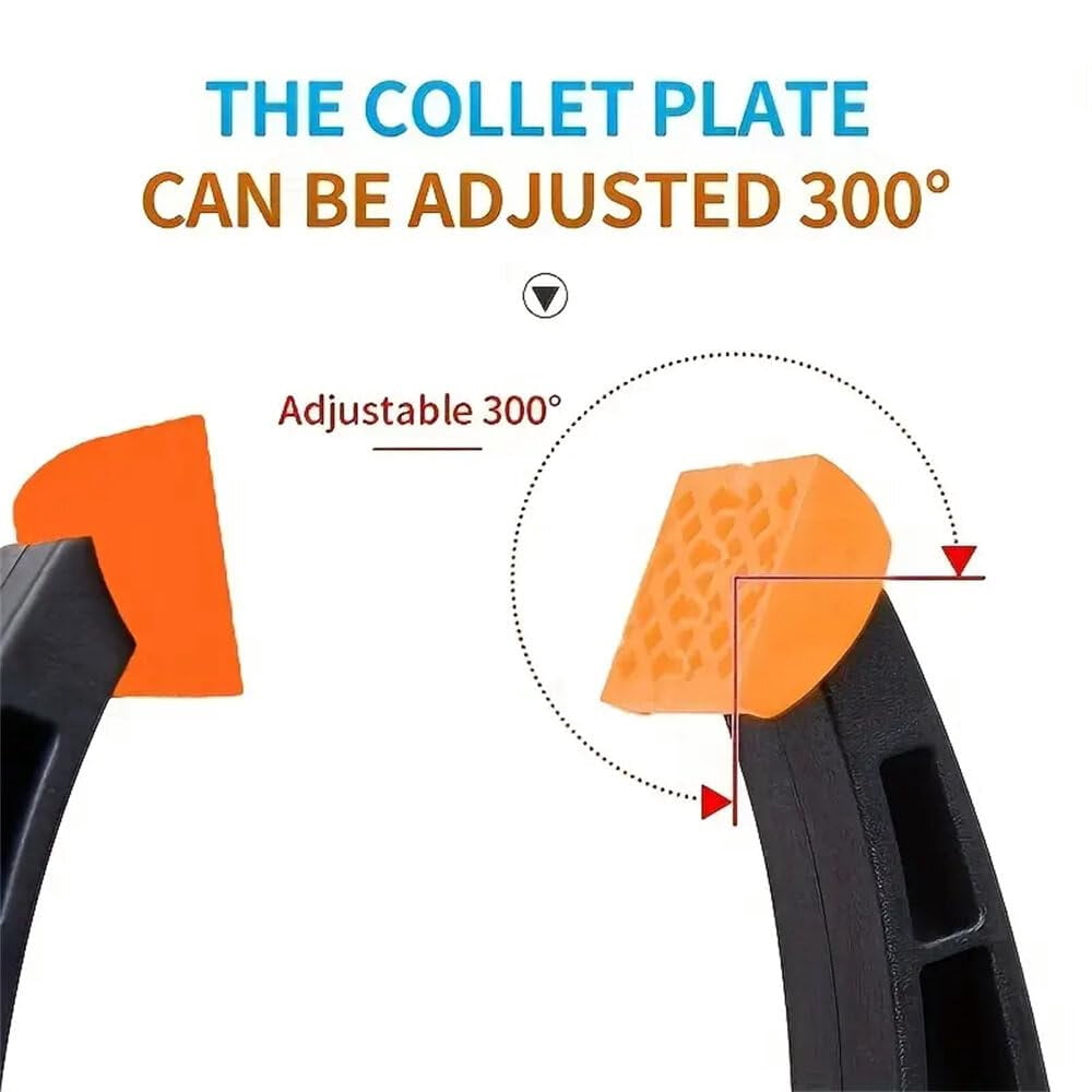 10pcs Ratchet Bar Clamp 2/3/4/6/9 Inch Woodworking A-Clip Black Wood Working Clip Plastic DIY Ergonomic Grip for Crafts Photography