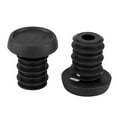 thumbnail image 1 of Jadeshay Extremo de Barra de Manillar 1 par de Scooter de Bicicleta de montaña 22,2 mm Tapones de Extremo de Barra de Goma Antideslizantes para Manillar(Negro), 1 of 5