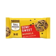 Nestle Toll House Semi Sweet Chocolate Regular Baking Chips, 36 oz Bag