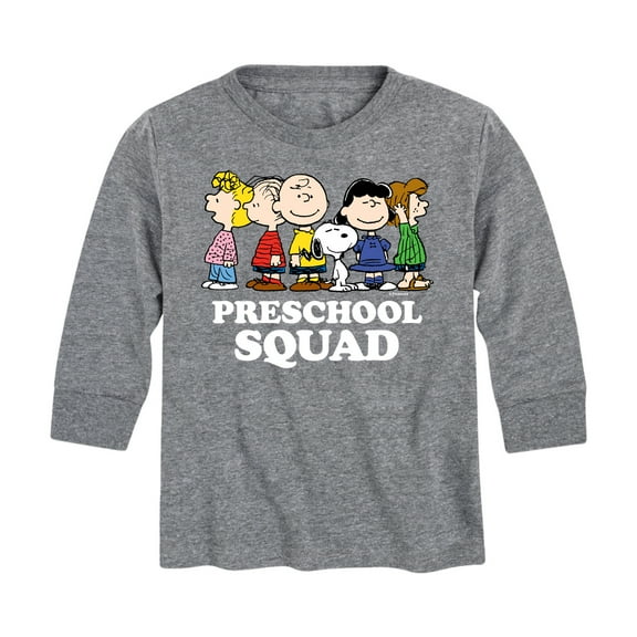 Peanuts - Squad Preschool - Toddler And Youth Long Sleeve Graphic T-Shirt