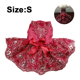 thumbnail image 2 of Vestido para perro, tutú para perrito, niña de flores, de una pieza con lazo, ropa para mascotas para boda, fiesta de cumpleaños, vestido para perrito, 2 of 5