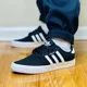 thumbnail image 1 of Ad-id-as / Originals Seeley Men’s Size 8.5 Black Sneaker Skate Shoe Trainer #568, 1 of 6