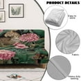 thumbnail image 3 of SCRAWLGOD Leopard Floral Leaf Print Non Slip Futon Cover, Armless Washable Couch Cover for Futon, Stretchy Sofa Cover, Scratch Resistant Furniture Protector for Pets, Dog and Cat, 3 of 7