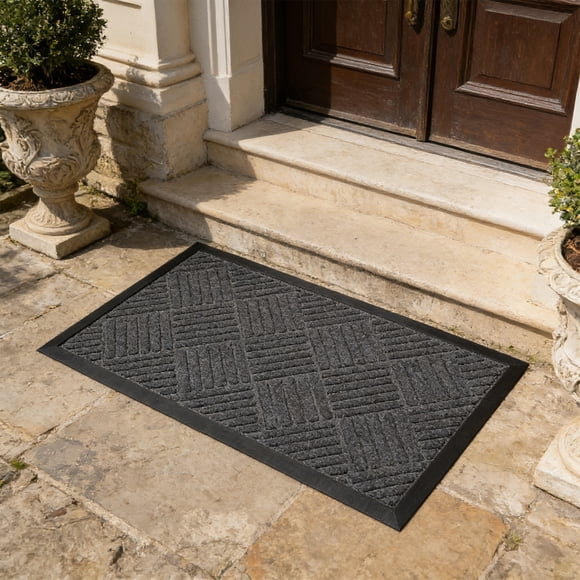 EGNMCR Bathroom Rugs Household Doormat Entrance Mat Defend Slide Mat Entryway Mat Carpet Machines Washable Polypropylene Suitable For Pet Living Room Kitchen And Bathroom Polyester floor mats