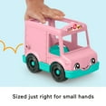 thumbnail image 3 of Fisher-Price Little People Ice Cream Truck, Push-Along Toy Vehicle & Figure for Toddlers & Kids, 3 of 6