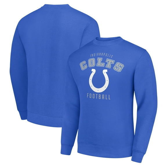 Men's Starter Royal Indianapolis Colts Team Logo Pullover Sweatshirt
