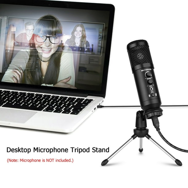 Acheter Support de trépied de Microphone de bureau pliable, support fileté  de 5/8 pouces, Microphone Portable de bureau