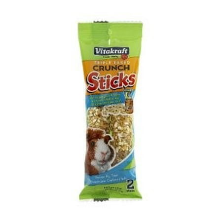 Hamster Honey Sticks - Vitakraft Crunch Sticks with Popped Grains & Honey Treat, 2 Sticks, 2.5 oz.