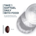thumbnail image 4 of Vital Nutrients Ubiquinol CoQ10 100mg | Activated Form of Coenzyme Q10 | Potent Antioxidant to Support Cardiovascular and Brain Health | Gluten and Dairy Free | 60 Vegetarian Softgels, 4 of 5