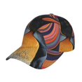 thumbnail image 1 of Balery Abstract Pattern Penguin Gorra de béisbol de tamaño ajustable para correr, entrenar y actividades al aire libre. Gorra de papá para todas las estaciones., 1 of 6