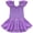 Purple, variant on YONGHS Kids Girls Short Ruffle Sleeves Ballet Dance Tutu Dress Gymnastics Leotard 2-14