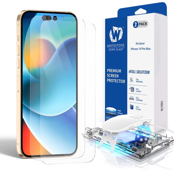 Protector de pantalla Dome Glass Whitestone para iPhone 14 Pro Max