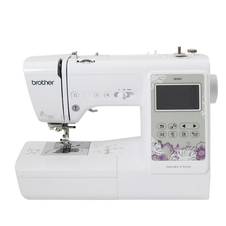 Brother SE600 4 x 4 Embroidery Machine w/ Embroidery Bundle