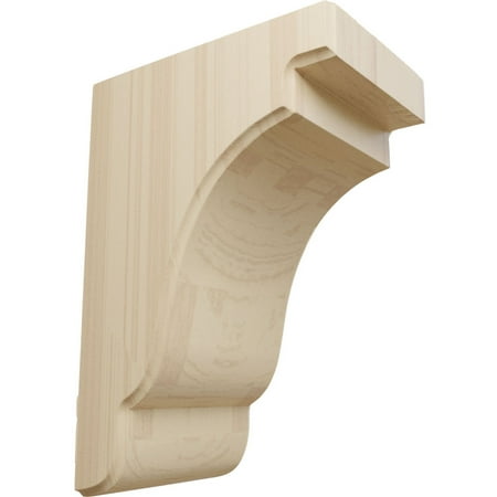 

Ekena Millwork 5 1/4 W x 7 1/4 D x 9 1/2 H Bedford Bracket Rubberwood (2-Pack)