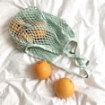 thumbnail image 7 of Reusable Cotton Mesh Produce Bags, Washable Net Grocery Shopping Tote, Breathable String Market Bags, Vegetable Fruit Storage, Lightweight Portable Carry Bags for Picnic Pantry, Long Handle Tote, 7 of 7