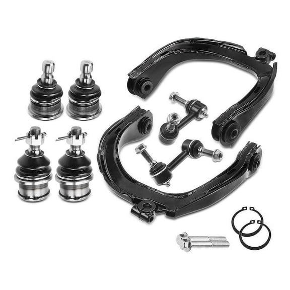 Front Control Arm and Ball Joint Assembly Set 8 - Compatible with 2002 - 2003 GMC Envoy XL