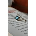 thumbnail image 5 of Solid 925 Sterling Silver Ring For Womens, Natural Labradorite Ring Gemstone Unique Handcrafted Ring For Her, 5 of 7