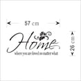 thumbnail image 3 of Adhesivo de pared con frase inspiradora Home Where You Are L, 3 of 3