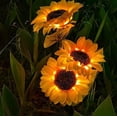thumbnail image 1 of Luces Solares de Jardín CM-TOP Decoración al Aire Libre Girasol 3 Ramas, 1 of 2