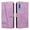 Purple, variant on Flip Case for Samsung Galaxy A7 2018, 360 Degree Protection Shockproof PU Leather Wallet Phone Cover, Kickstand and 3 Card Slots, Purple