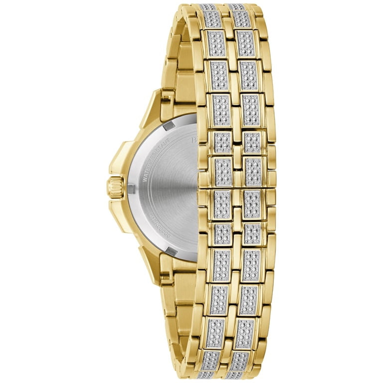 Bulova Crystal-Accented Gold Women\'s Watch Ladies main image 3