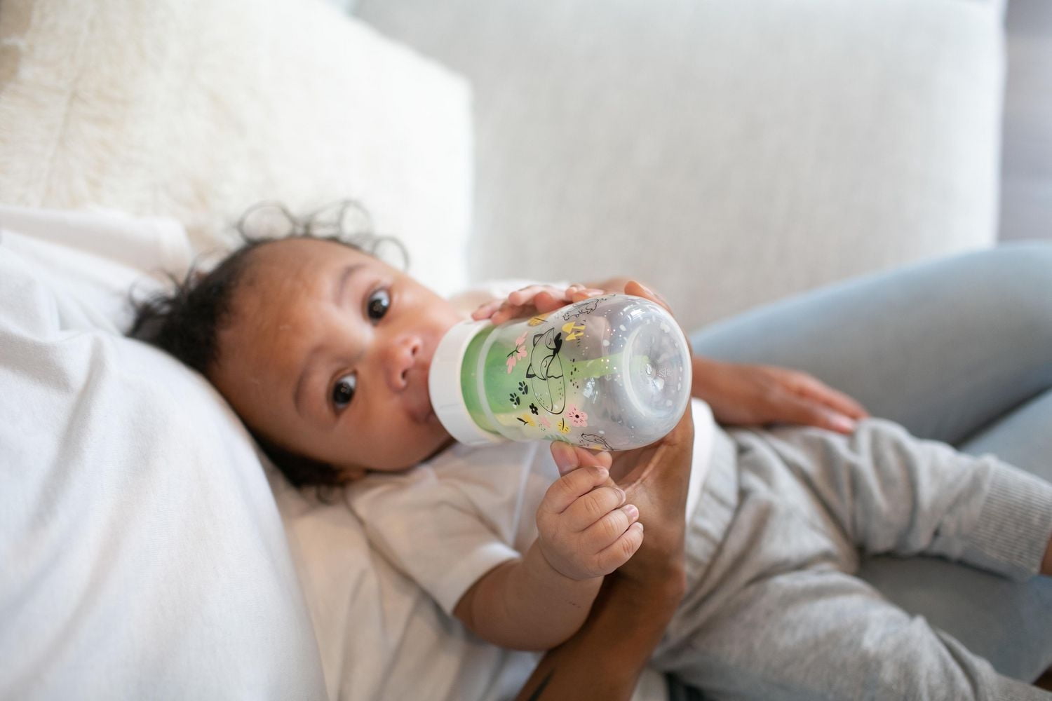 Dr. Brown's Natural Flow Anti-Colic Options+ Wide-Neck Baby Bottle Woodland Designs, 5oz/150ml 2 pack, 5oz, 2 pack