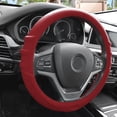 thumbnail image 2 of FH Group , Couvercle de Volant en Silicone, Conception avec Marques de Prise, Bourgogne pour Auto, 2 of 4