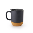 thumbnail image 3 of Juego De 3 Tazas De Ceramica Para Café/Té Chefmaker Modelo Cork Mugs Con Tapa Colores Mixtos, 3 of 3