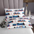 thumbnail image 3 of Erosebridal Engine Steam Train Coverlet Set Twin, Cartoon Car Bedding Set, Vehicle Room Decor 2-Piece, 3 of 5